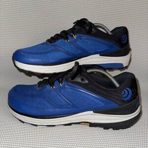 Topo Ultraventure 2 Vibram Blue Black Athletic Running Hiking Shoes Sneaker 10.5